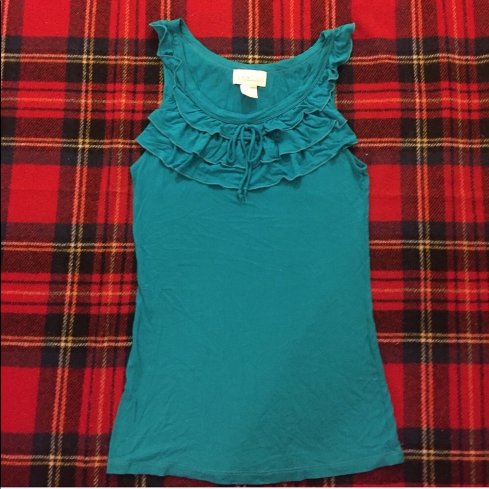 NWOT ruffles tank top